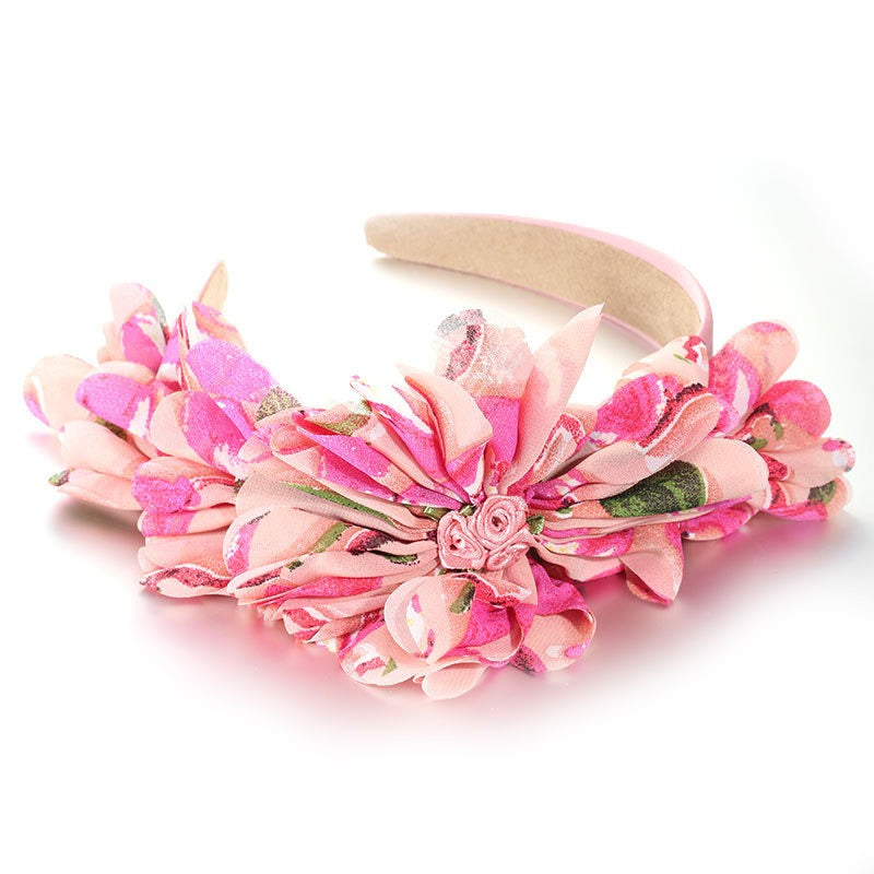 Oversized Floral Statement Headband for Colorful Style