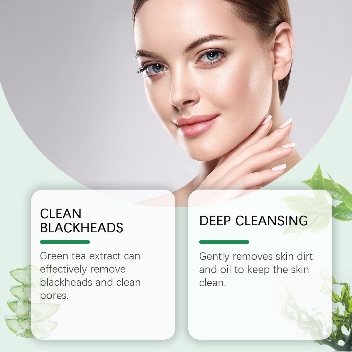 Green Tea Solid Mask Cleanser - Brightening & Gentle