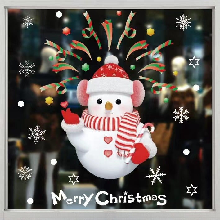 Christmas Window Cling Stickers for Festive Displays