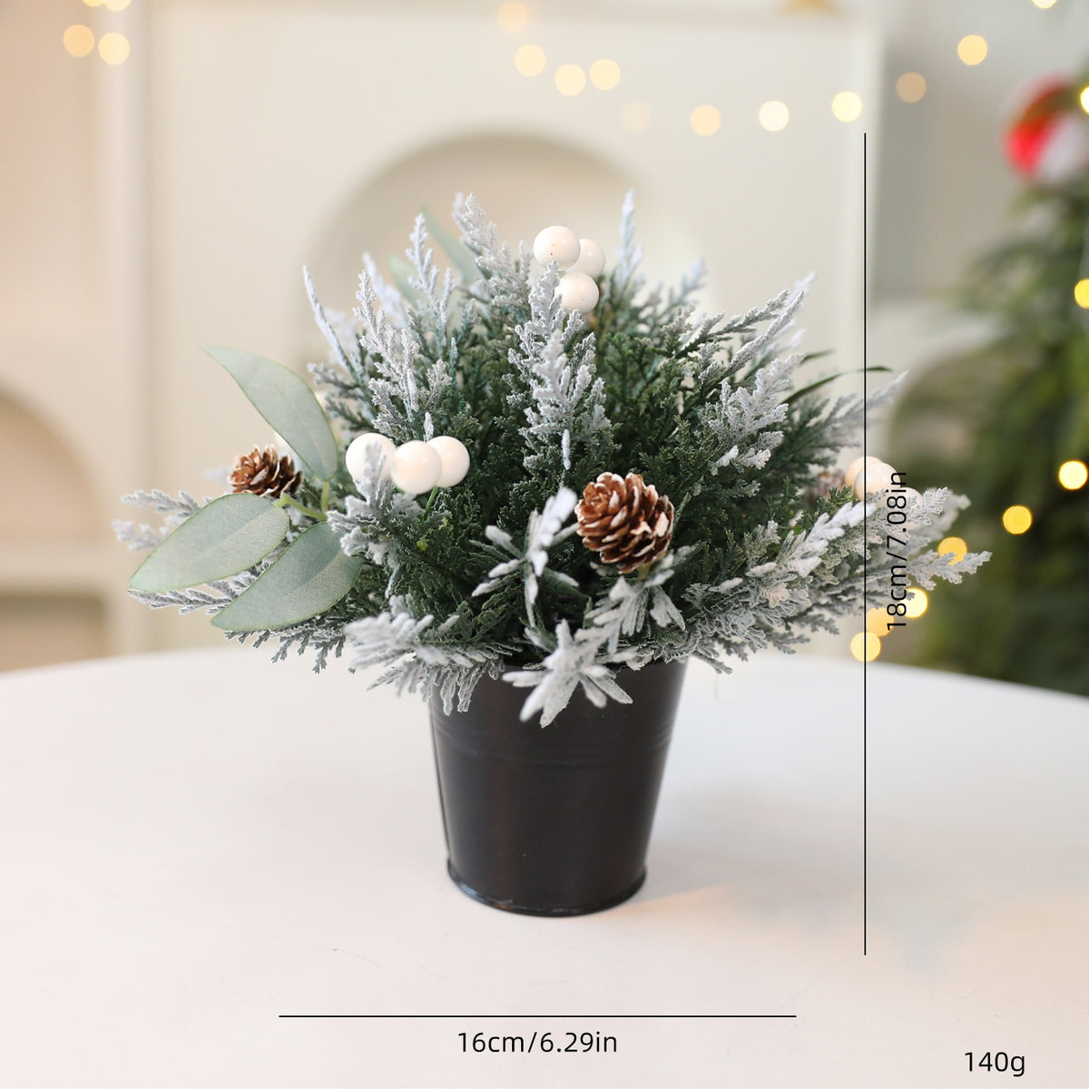 Mini Christmas Tree Decoration for Small Space Decor