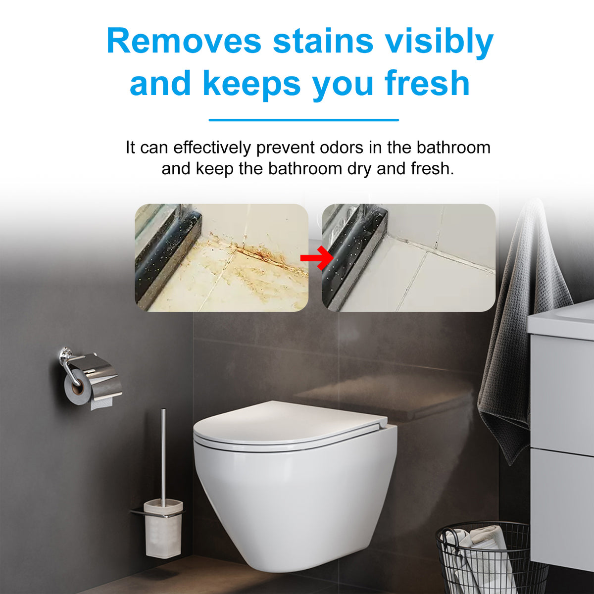 Bathroom Cleaning Tablets for No-Scrub Surface Shine