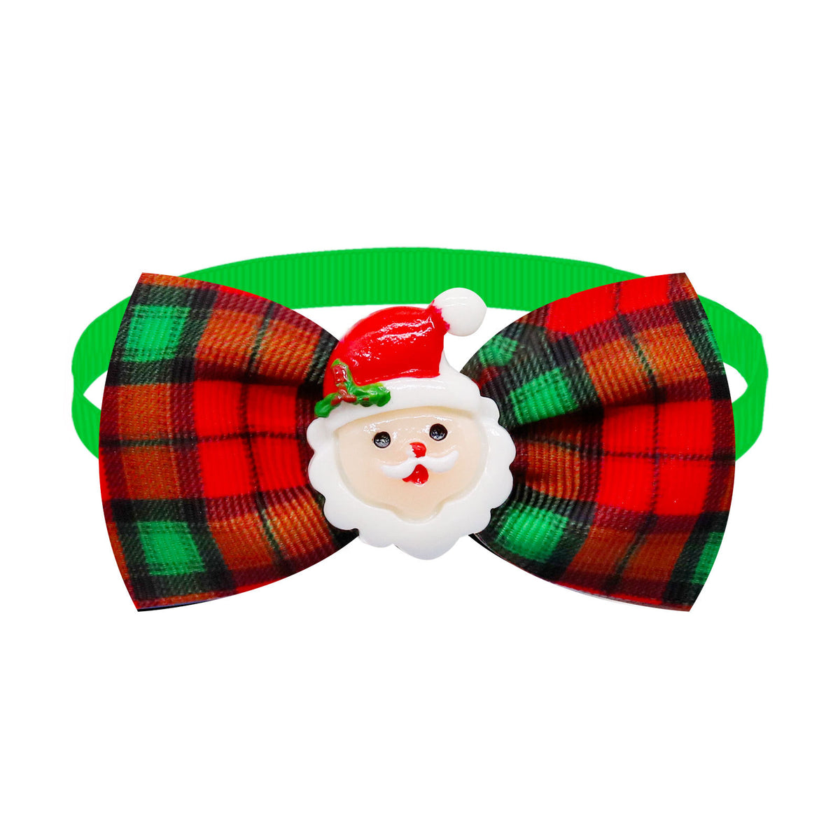 Christmas Pet Bow Collar for Festive Holiday Photos
