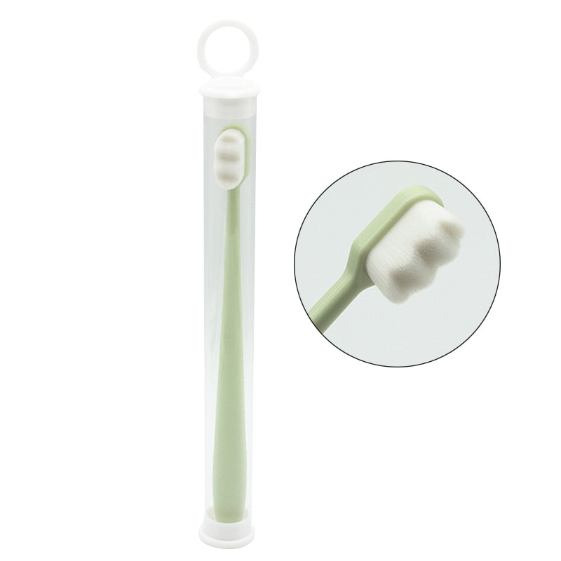 Ultra-Thin Travel Toothbrush with Gentle Soft Bristles