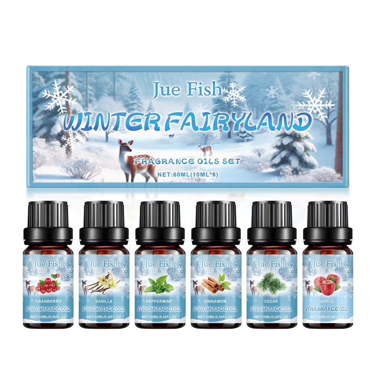 Aromatherapy Oil Set for Cozy Winter Relaxation