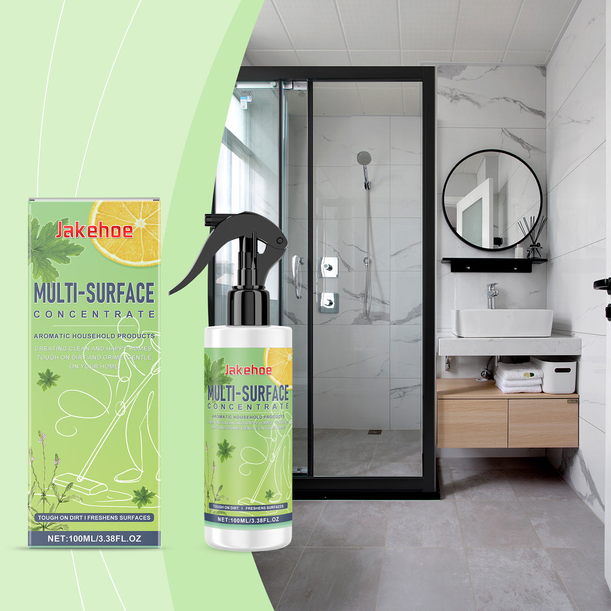 Multi-Surface Cleaner for Bright, Smooth Surfaces