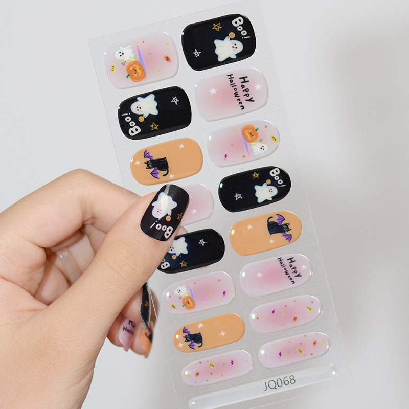 Semi-Cured UV Gel Nail Stickers — Salon Art in Seconds