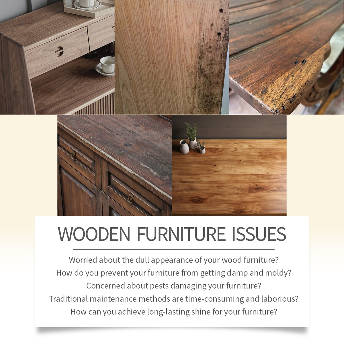 Wood Furniture Beeswax Polish for Lasting Natural Shine