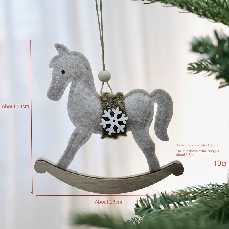 Nordic Felt Christmas Ornaments for Cozy Tree Decor