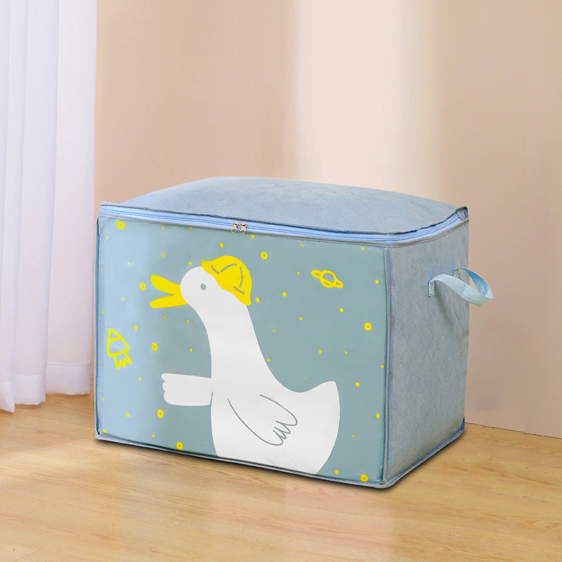 Large Cartoon Quilt Storage Bag, Moisture & Mildew Proof