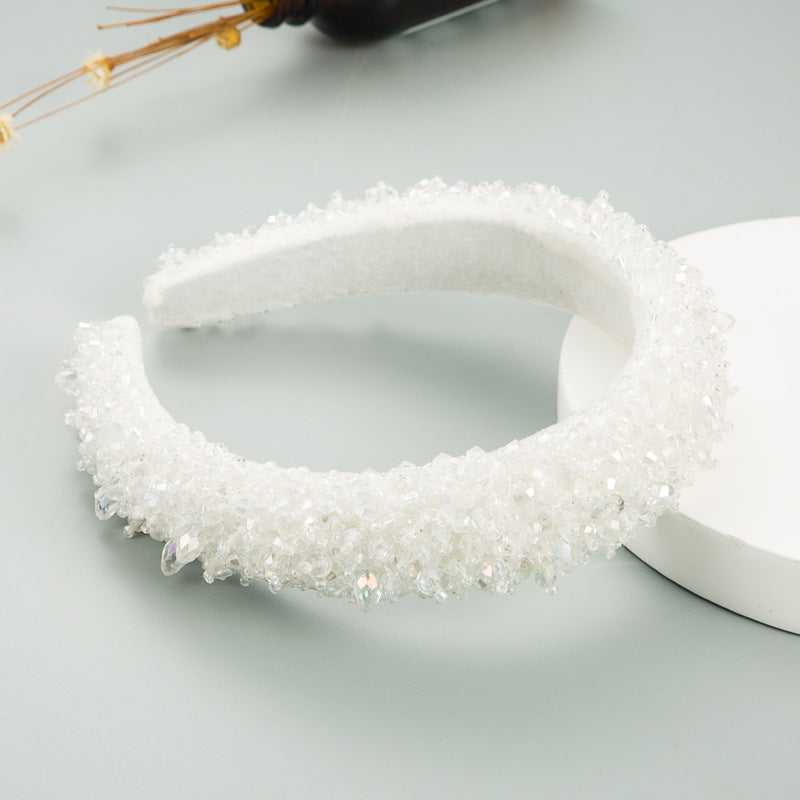 Crystal Beaded Headband for Glamorous Statement Style