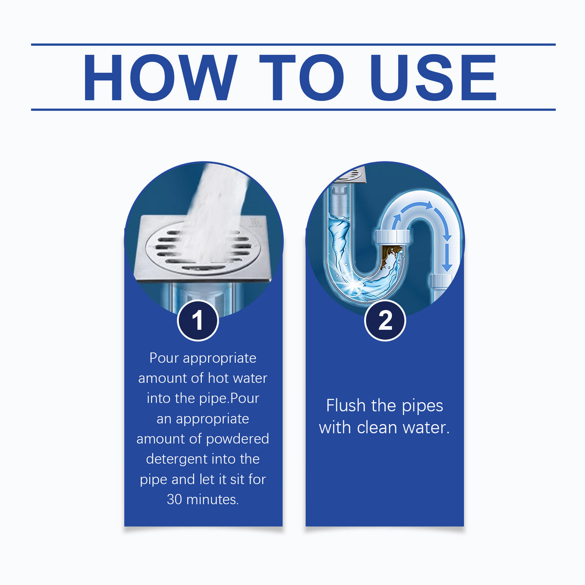 Bathroom Drain Cleaner Powder for Fast, Fresh Flow