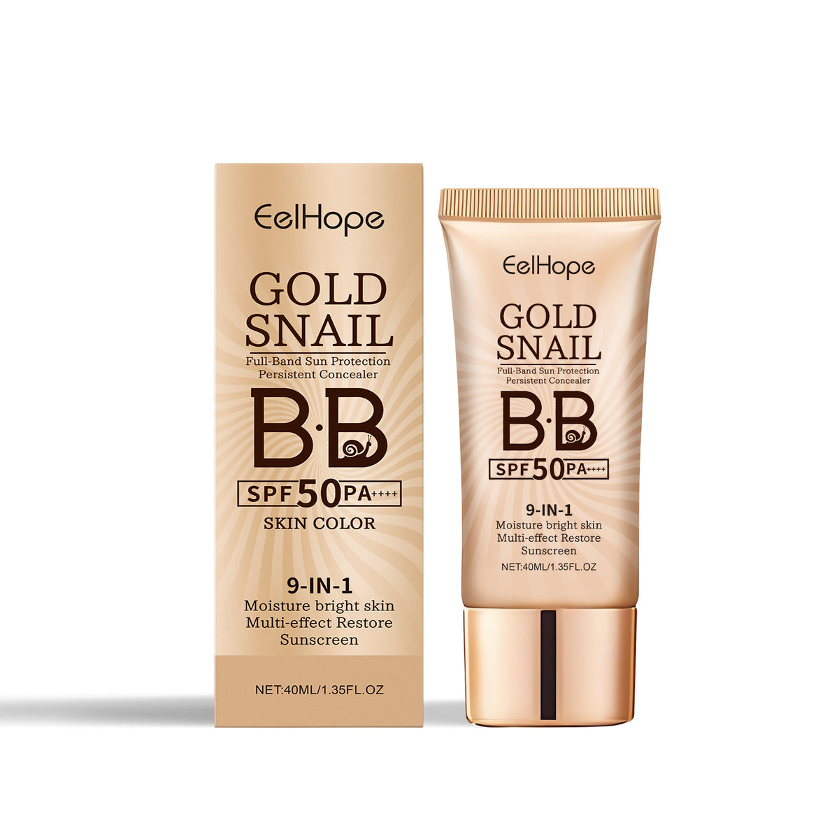 Gold Snail BB Cream SPF 50 Natural Coverage Duo Set