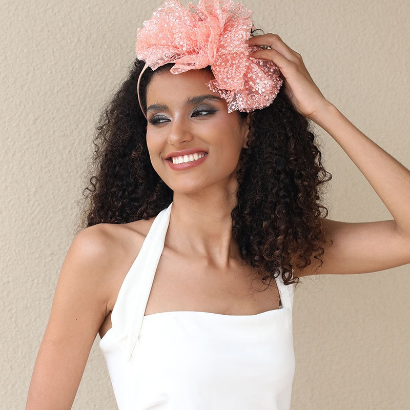 Oversized Lace Bow Headband for Statement Hair Looks