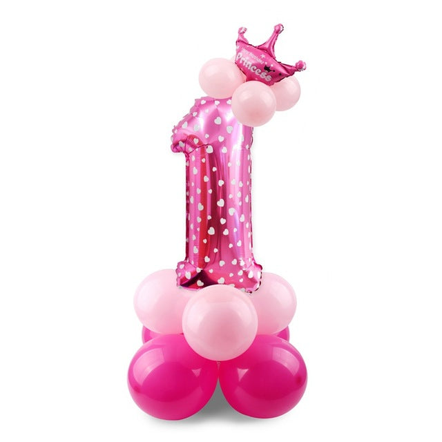 Giant Foil Number Balloons — Big Birthday Display