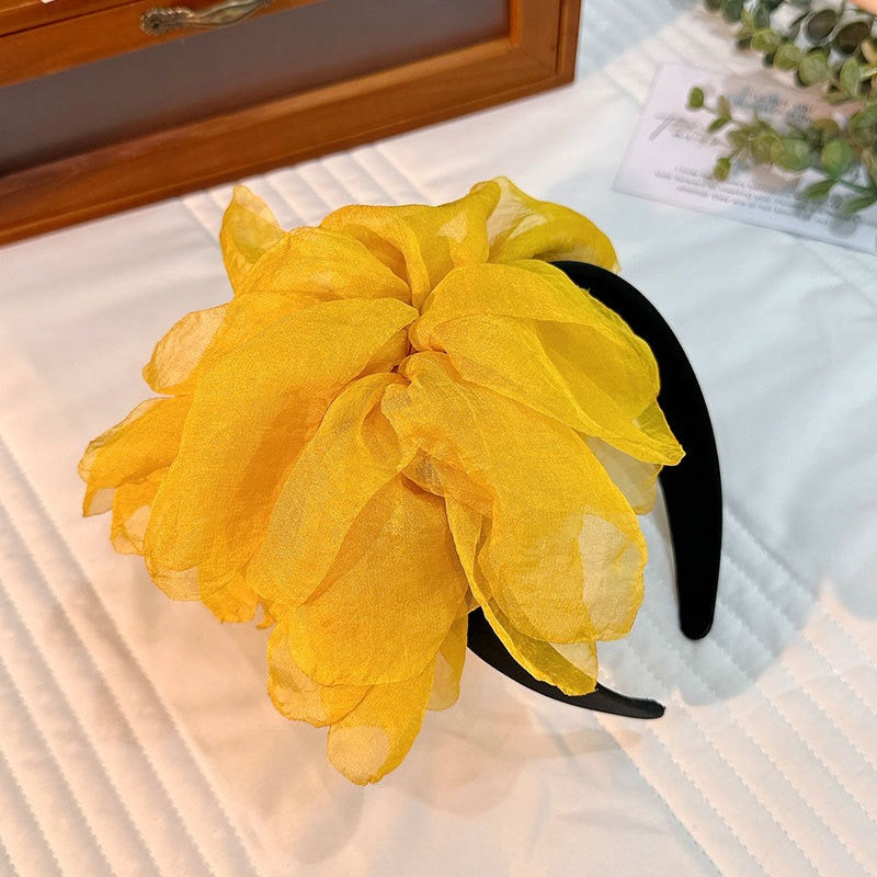 Handmade Floral Headband for Instant Outfit Elevation