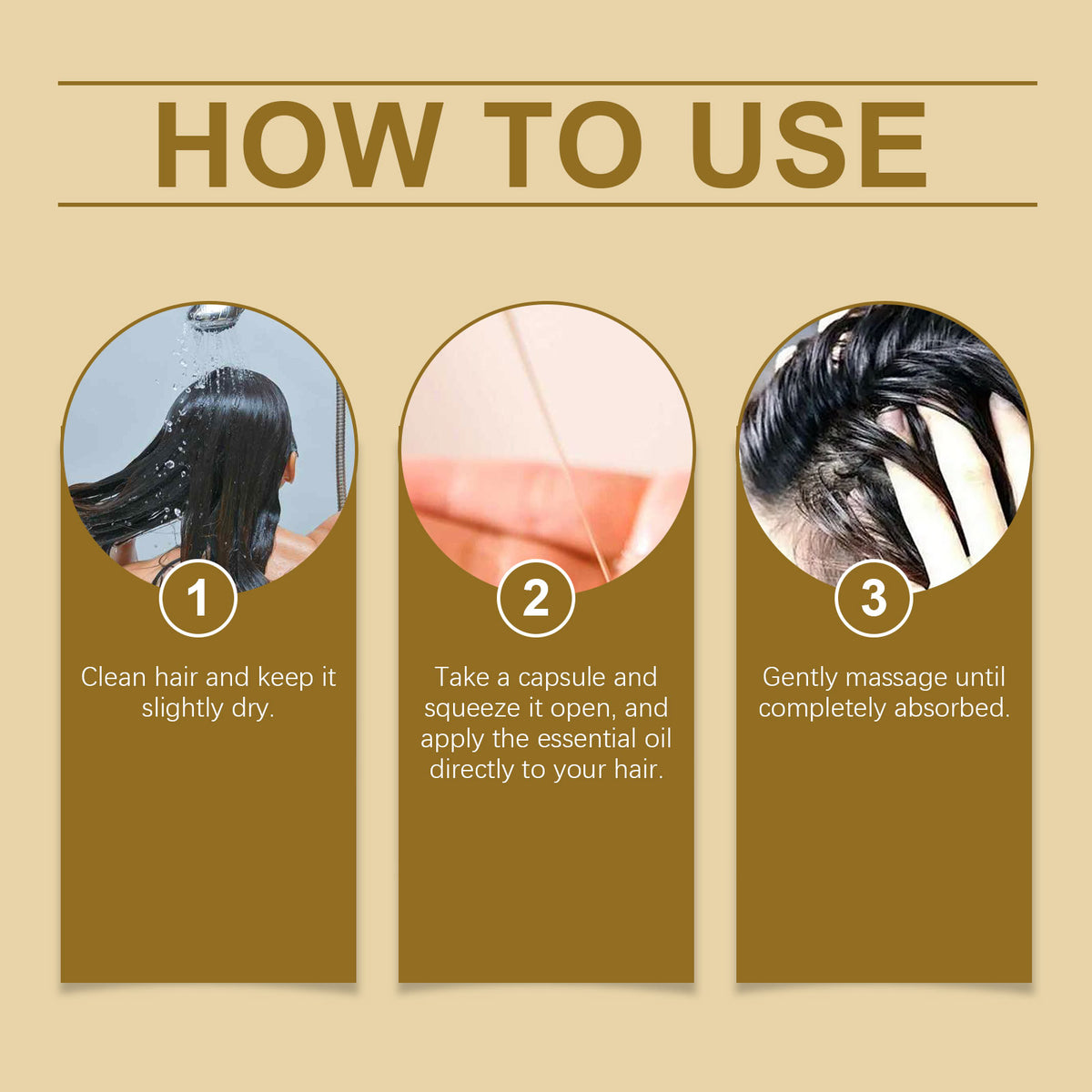 Argan Hair Oil Capsules for Smooth, Glossy Hair Care