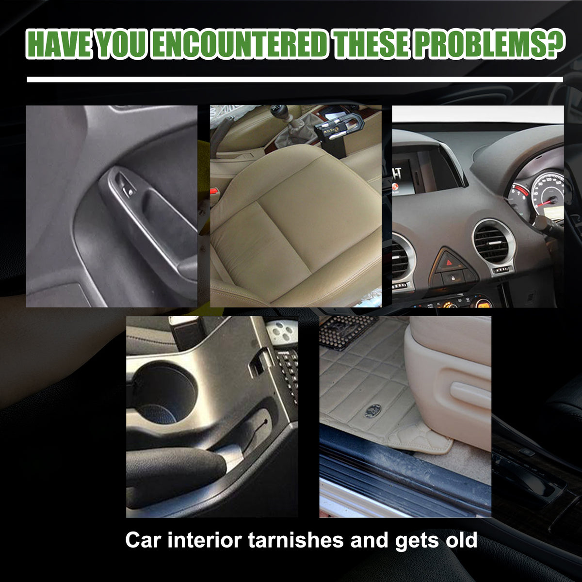 Car Interior Foam Cleaner for Stains, Grime & Dust