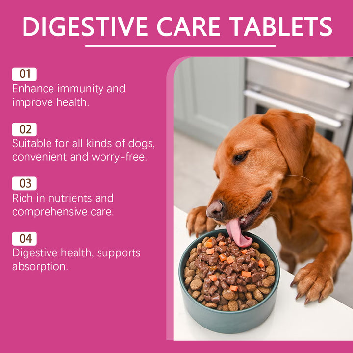Dog Probiotic Tablets for Digestion & Gut Health