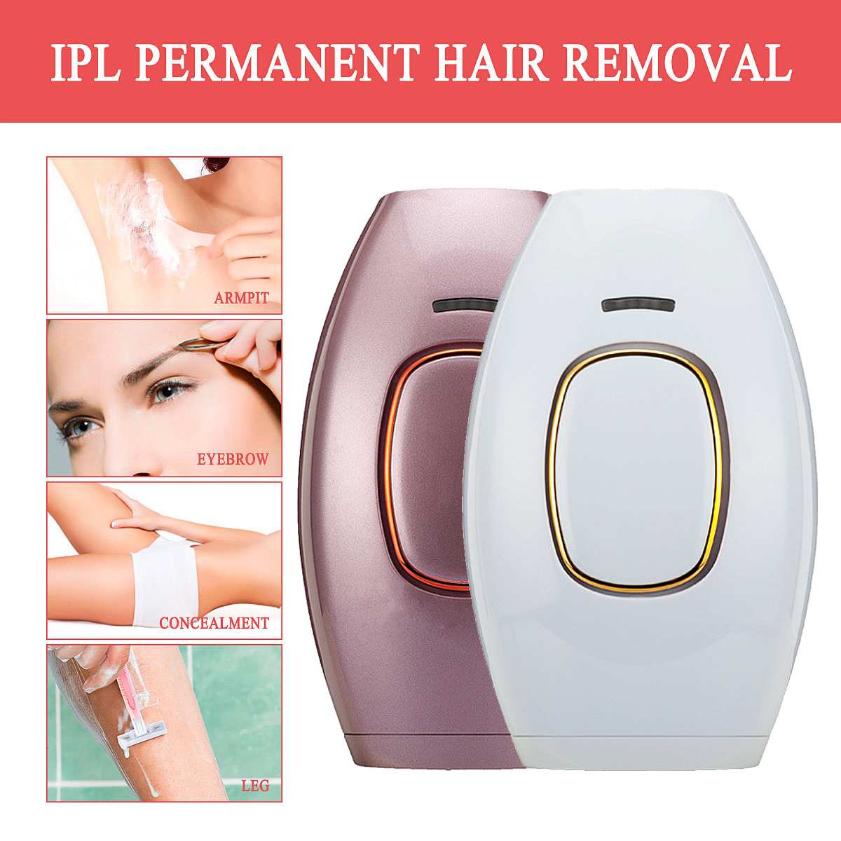 IPL Hair Removal Device – Painless Permanent Smooth Skin