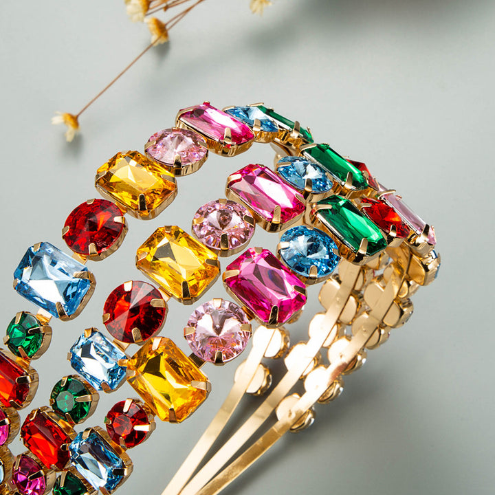 Jeweled Headband for Bridal Event Glamour Styling