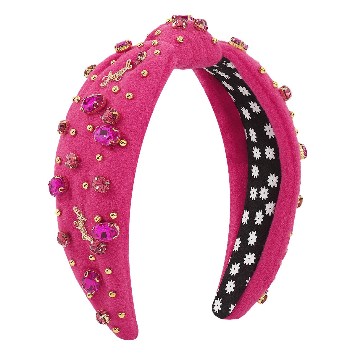 Padded Headband for Bold, Jewel-Embellished Style