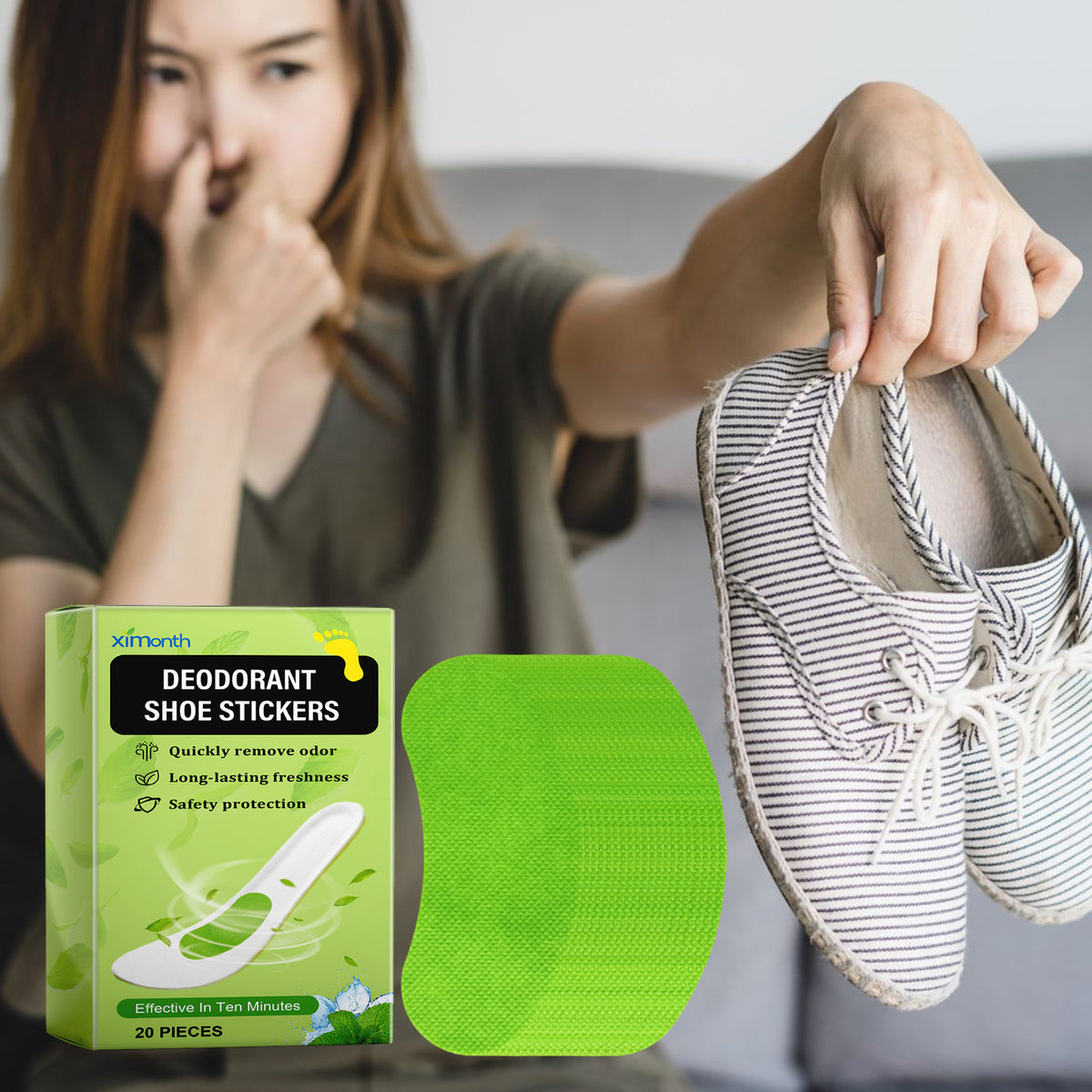 Deodorant Shoe Stickers for All-Day Fresh, Odor-Free Shoes