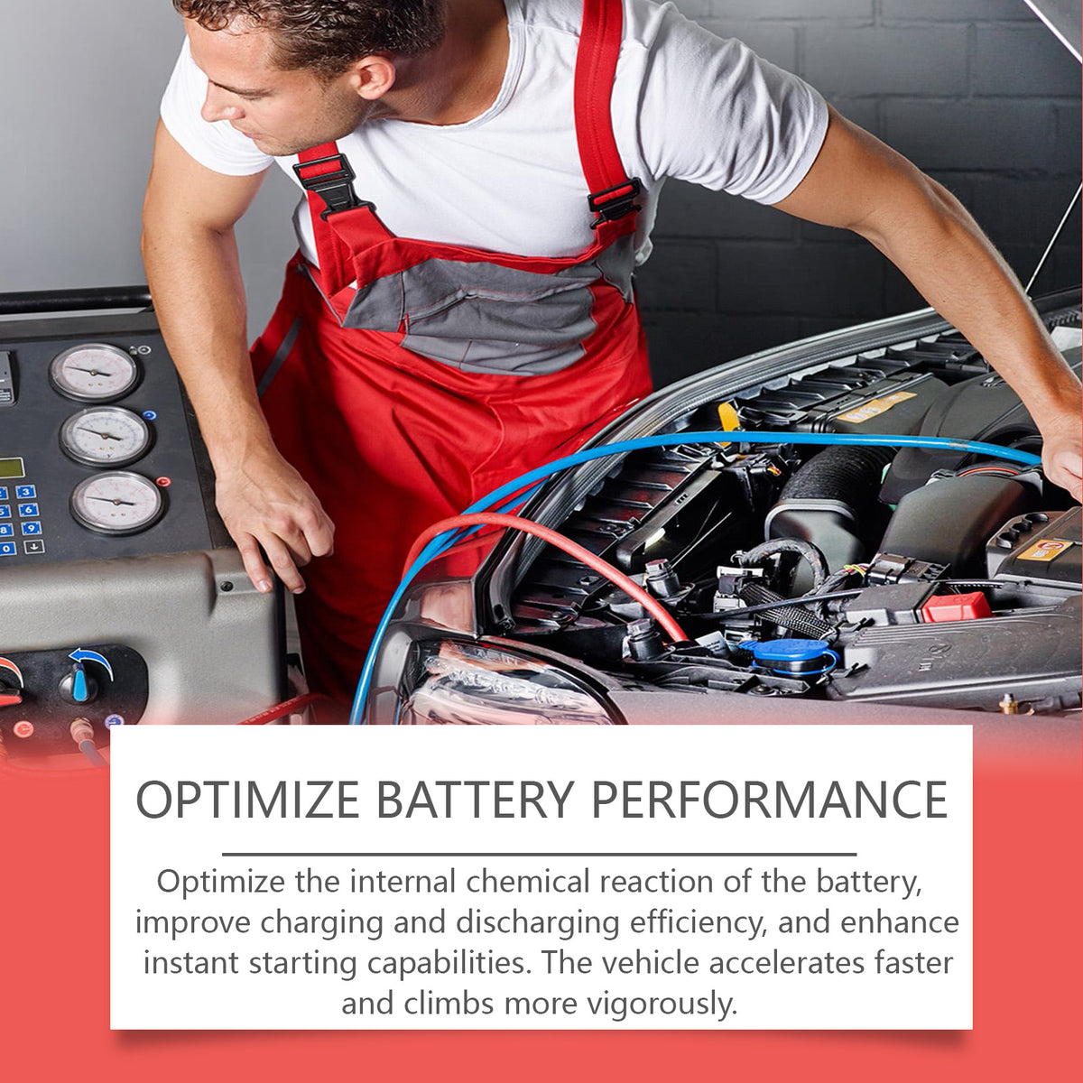 Battery Repair Fluid for Lead-Acid Battery Performance