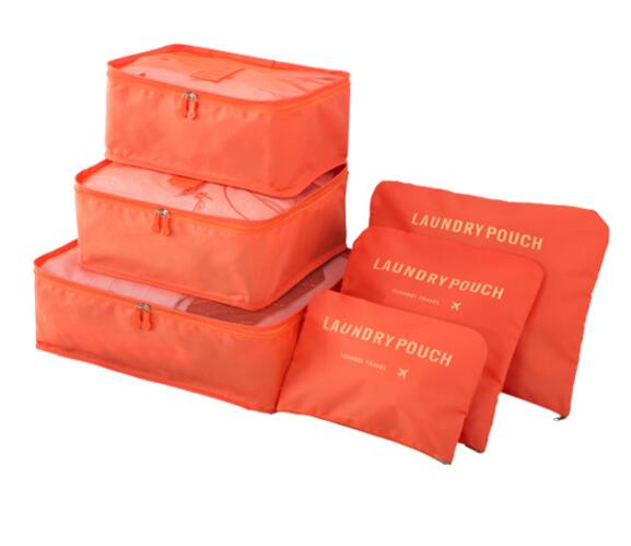Waterproof Packing Cubes Set with Double Zipper for Travel