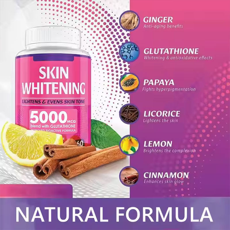Glutathione Skin Lightening Pills — Even Tone & Spot Removal
