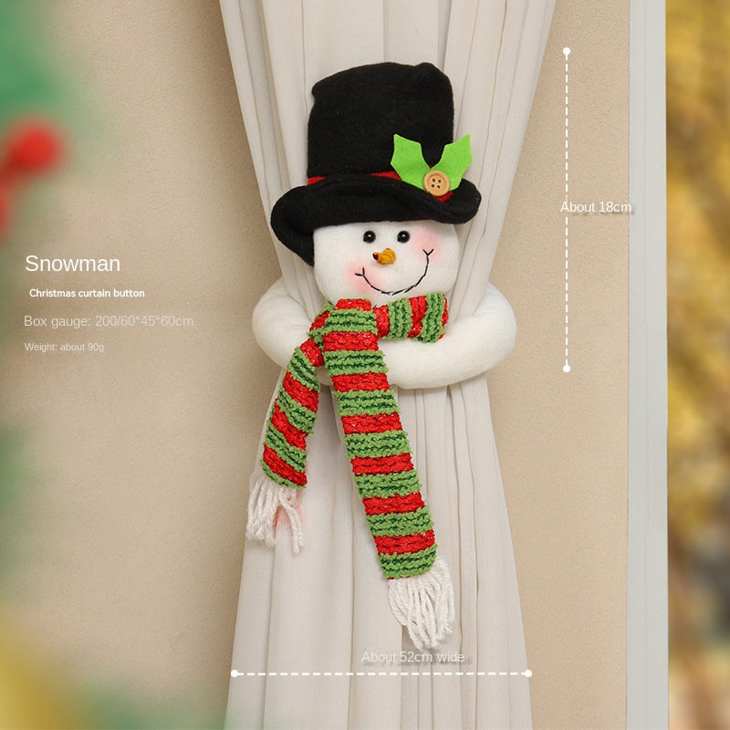 Christmas Curtain Clips for Festive Holiday Styling