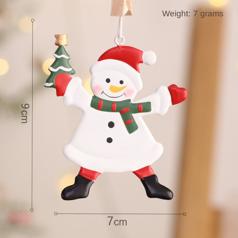Metal Christmas Ornaments for a Whimsical Tree Display