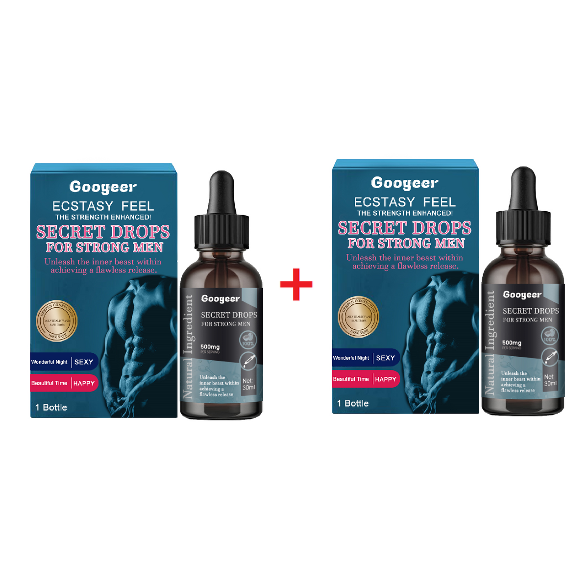 Male Strength Secret Drops — Anxiety Relief & Vitality Boost
