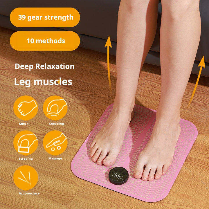 EMS Foot Massager Pad — Deep Muscle Relief with 39