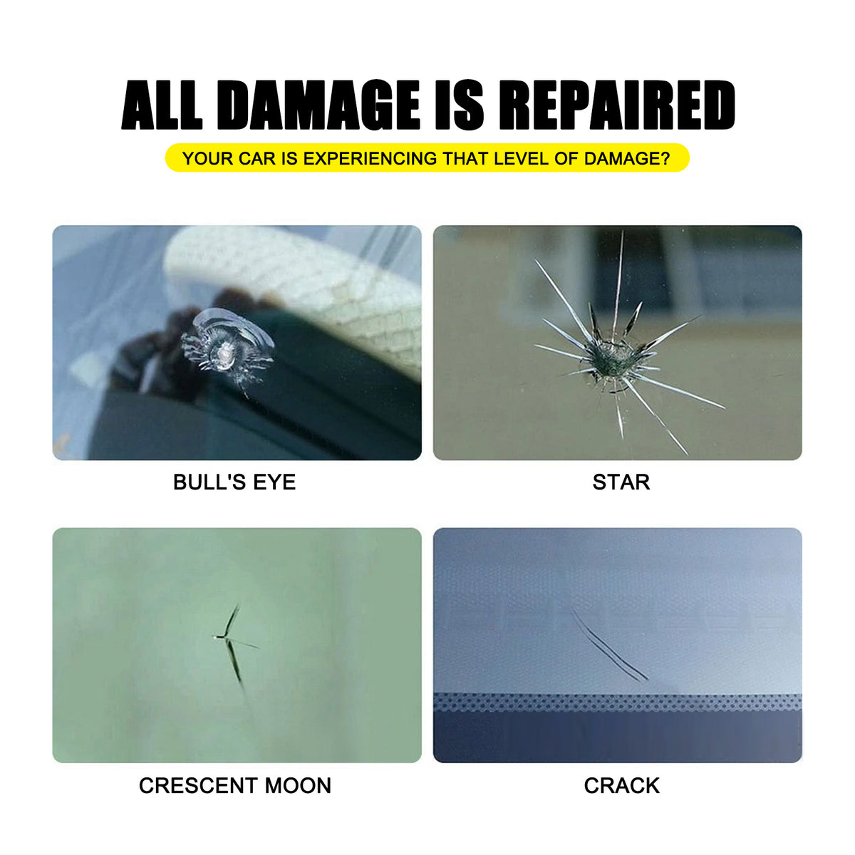 Windshield Crack Repair Adhesive for DIY Glass Fixes