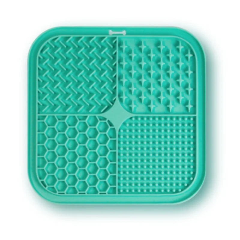 Silicone Lick Mat for Dogs Slow-Feeding Enrichment