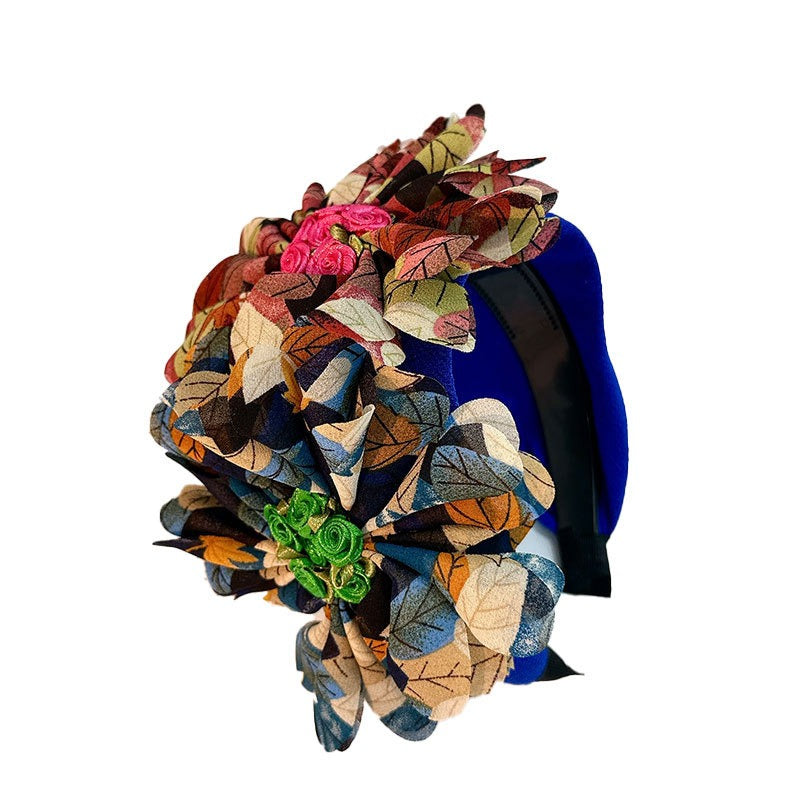 Fabric Flower Headband For Instant Outfit Color & Style
