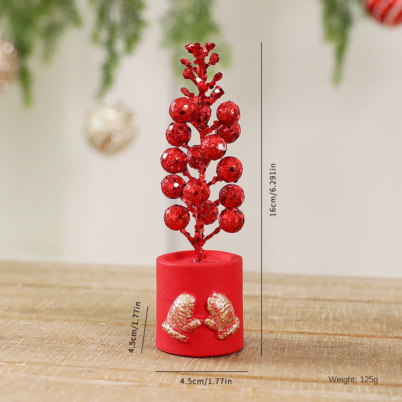Christmas Fruit Branch Decor for Sparkling Tabletop Displays