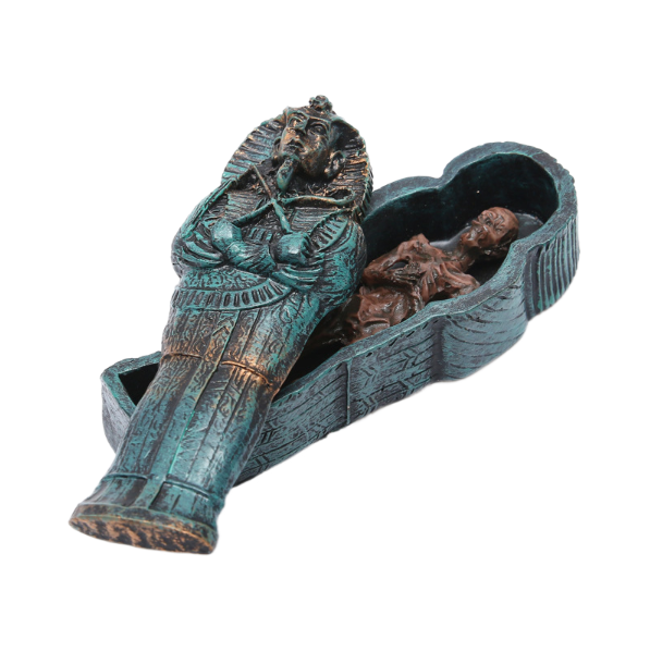 Egyptian Mummy Coffin Fish Tank Ornament for Aquariums