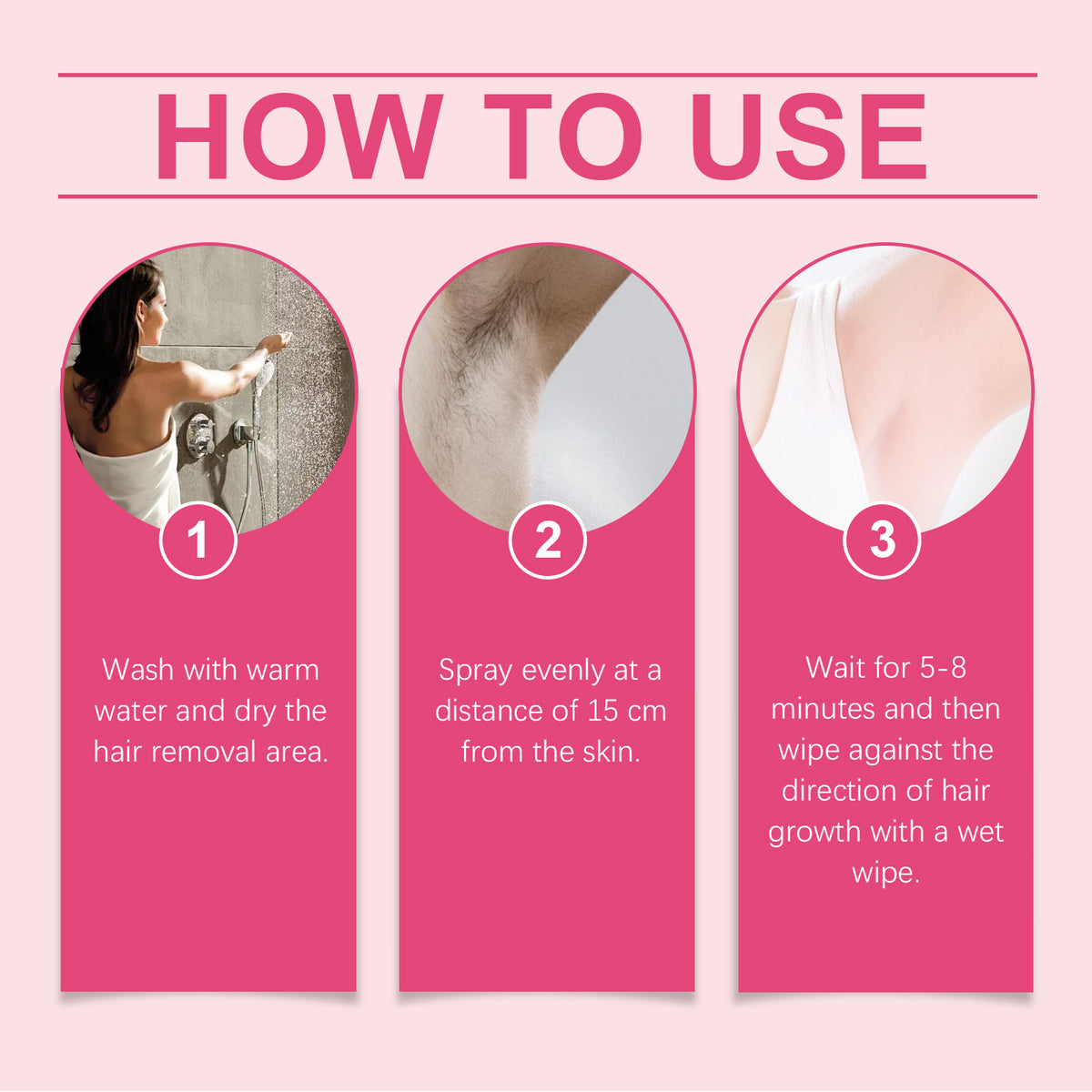 Body Hair Removal Spray for Silky, Smooth Body Skin