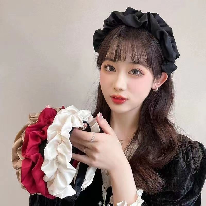 Women's Wide-Brim Headband for Dramatic Volume & Style