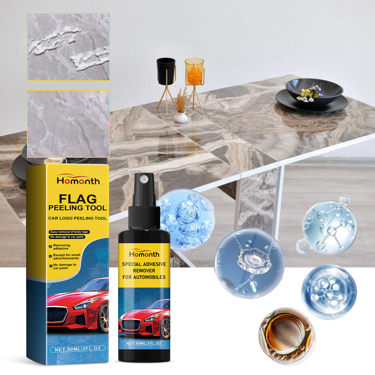 Car Sticker Remover for Clean Adhesive-Free Surfaces