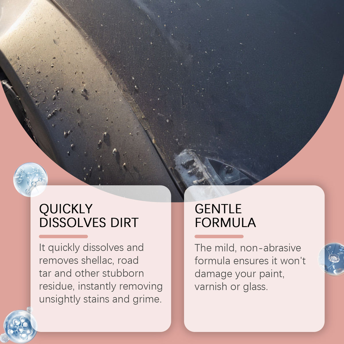 Car Tar Remover Spray for Fast Bug & Resin Cleanup