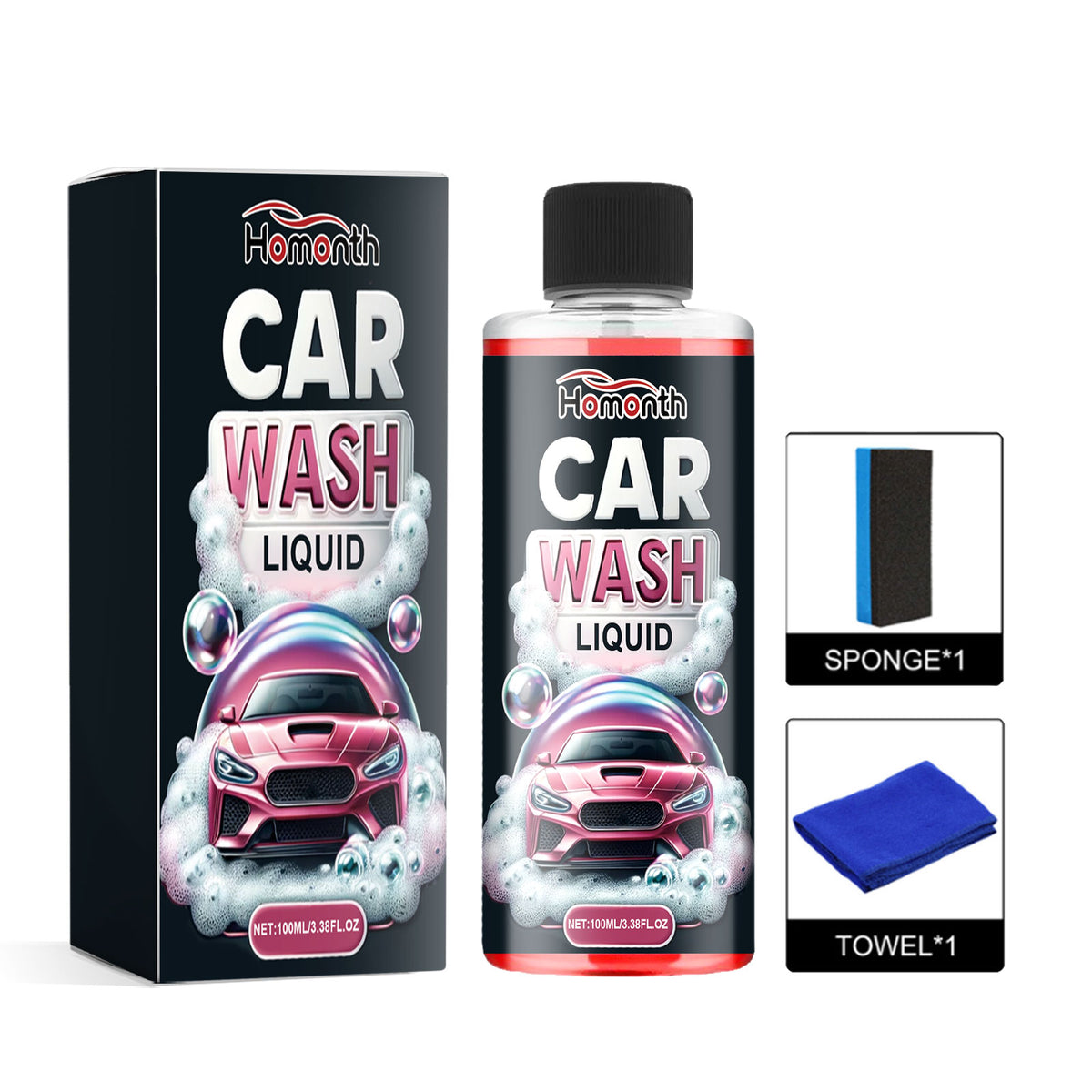 Car Wash Liquid for Brighter, Cleaner Vehicle Paint