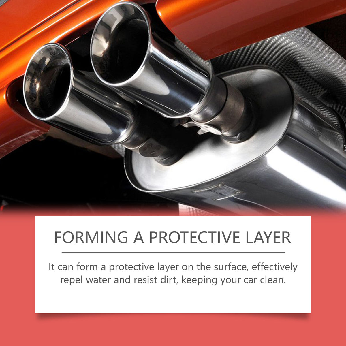 Car Exhaust Cleaner Spray for a Glossy Pipe Finish