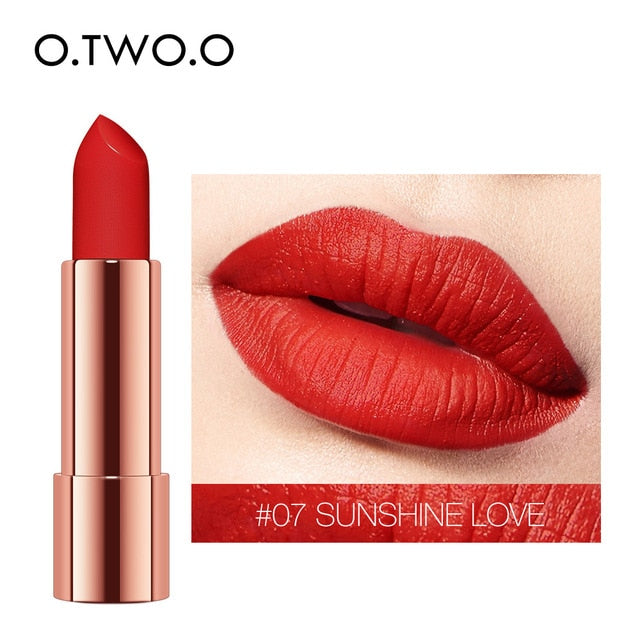 Matte Lipstick Velvet Finish in 12 Expressive Shades