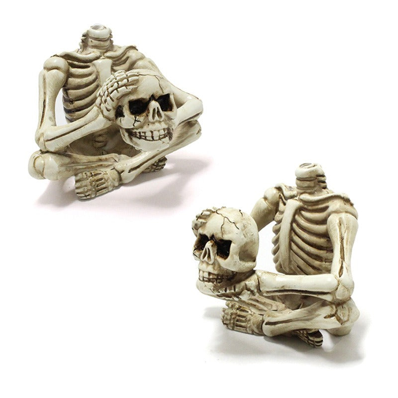 Halloween Skeleton Air Plant Holder, No Soil Needed