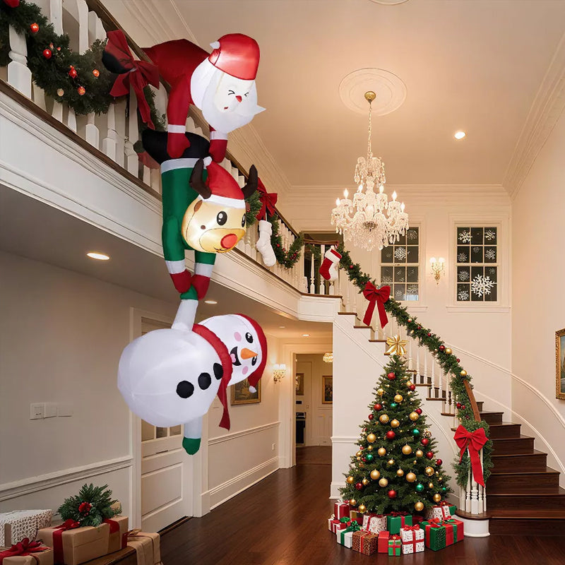 8ft Inflatable Christmas Decoration Santa Yard Display