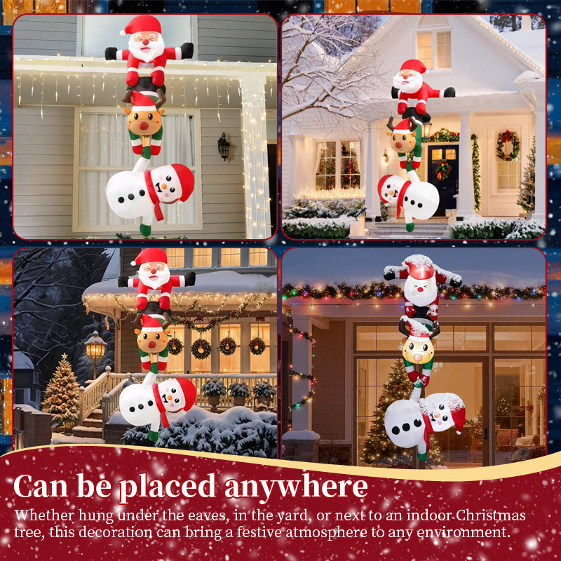 8ft Inflatable Christmas Decoration Santa Yard Display