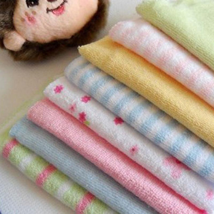 Baby Washcloths 8-Pack Soft Cotton Newborn Wipes