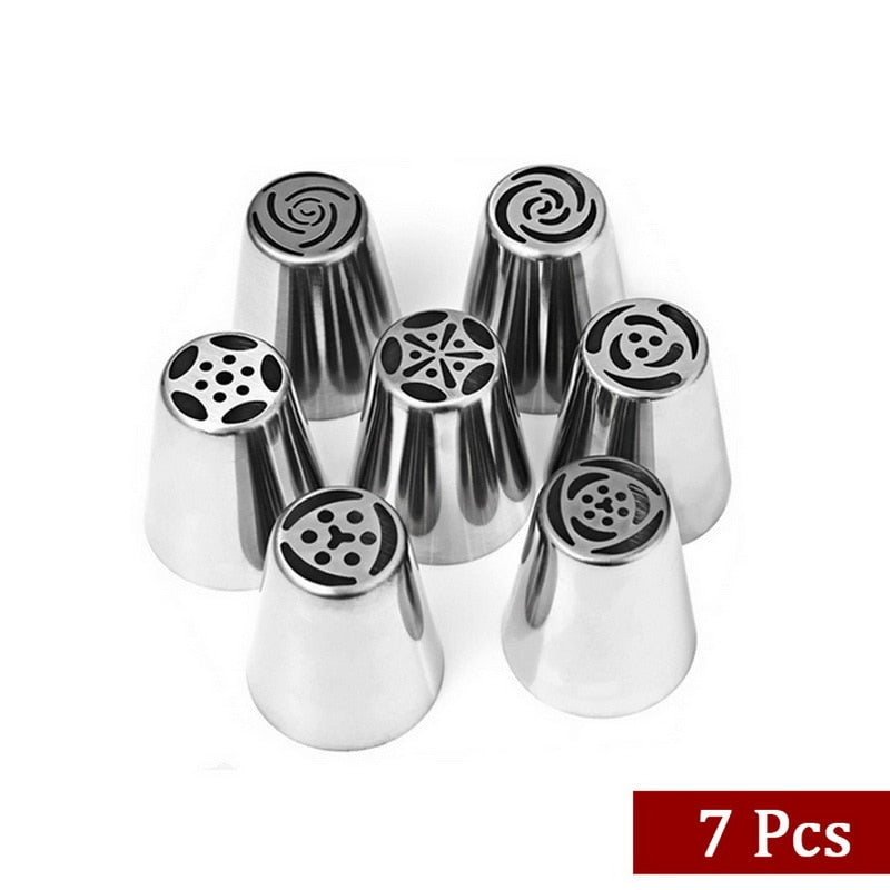 Russian Piping Tip Set for Flower Cakes and Cupcakes
